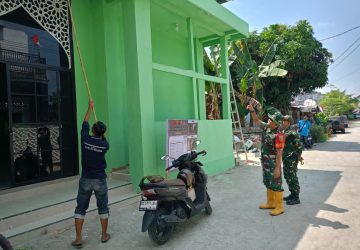 H-1 Penutupan TMMD ke-129, Mushola Baitul Maghfurin Terus Dipoles