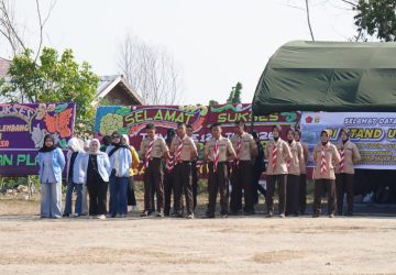 Drumband SMA Negeri 21 Palembang Turut Sukseskan Penutupan TMMD ke-129 Kodim 0418/Palembang