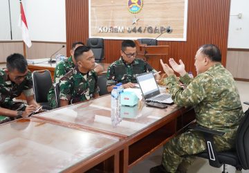 Korem 044/Gapo Terima Audit Kinerja Itjen TNI Periode III TA 2026