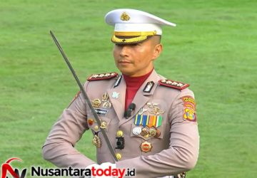 Kombes Jerrold Kumontoy Pimpin Penurunan Bendera di Istana Negara