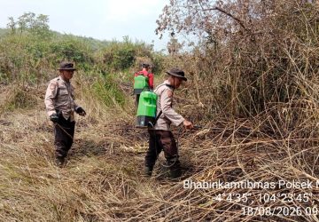 116 Titik Api Berhasil Dicegah, Polres OKU Timur Tegaskan Komitmen Lindungi Lingkungan