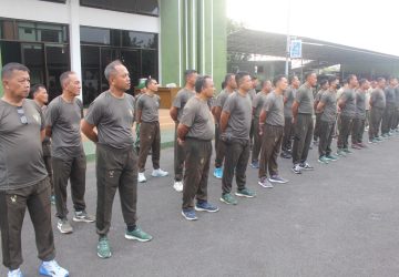 Jaga Kebugaran dan Kekompakan Prajurit, Dandim 0711/Pemalang Gelar Olahraga Bersama