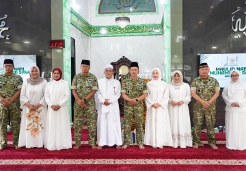 Tingkatkan Moral dan Kemanunggalan TNI-Rakyat, Kasrem 044/Gapo Hadiri Maulid Nabi di Makodam II/Sriwijaya