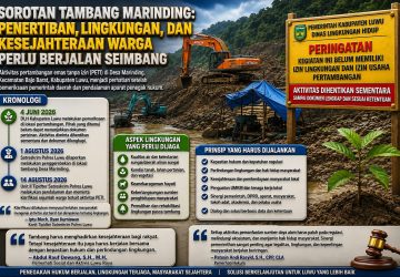 Sorotan Tambang Marinding: Penegakan Hukum, Perlindungan Lingkungan dan Kesejahteraan Warga Perlu Seimbang