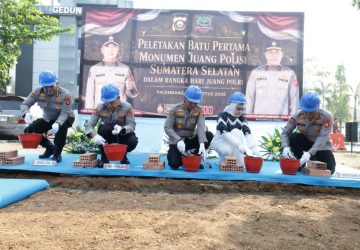 Kapolda Sumsel Awali Pembangunan Monumen Juang, Perkuat Jati Diri dan Sejarah Kepolisian