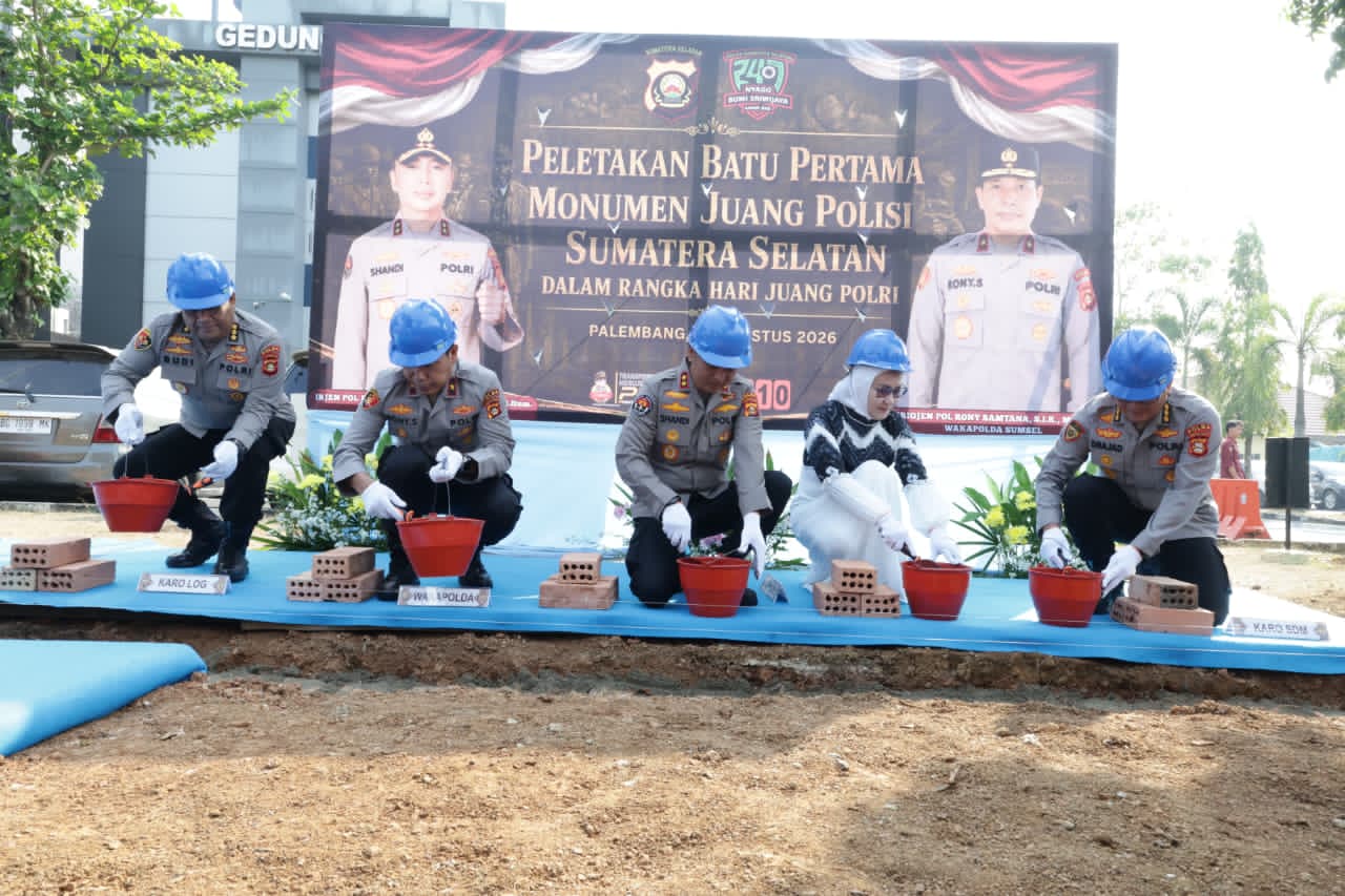 Kapolda Sumsel Awali Pembangunan Monumen Juang, Perkuat Jati Diri dan Sejarah Kepolisian 6 IMG 20260827 WA0080
