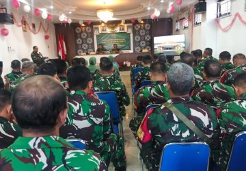 Kodim 0418 Palembang Gelar Penyuluhan Binroh dan Bintal Juang, Perkuat Mental Prajurit dan Keluarga Besar TNI