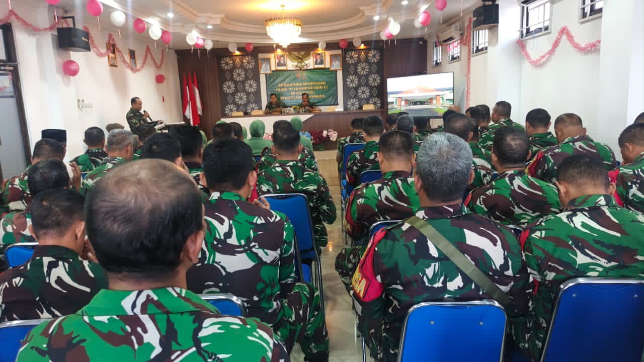 Kodim 0418 Palembang Gelar Penyuluhan Binroh dan Bintal Juang, Perkuat Mental Prajurit dan Keluarga Besar TNI 6 IMG 20260827 WA0276