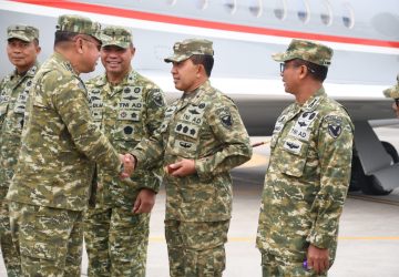 Danrem 044/Gapo Sambut Kehadiran Kasad Jenderal TNI Maruli Simanjuntak di Palembang