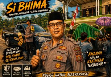 Program Si Bhima Polres Empat Lawang, Polisi Dampingi Prosesi Pengantaran Jenazah Warga