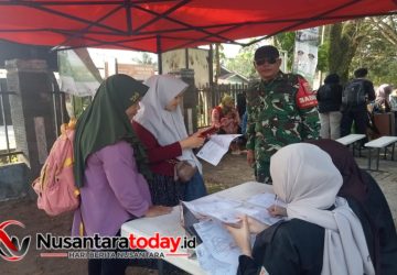 Mahasiswa FK Universitas Riau Kunjungi Poskotis TMMD Ke-129 Kodim 0418/Palembang, Dapat Penjelasan Program TMMD