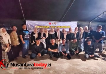 TMMD ke-129 Kodim 0418/Palembang Gelar Nobar Film Kebangsaan Bersama Karang Taruna