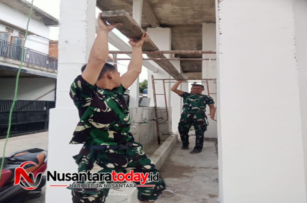 Satgas TMMD ke-129 Kodim 0418/Palembang Percepat Penyelesaian Pembangunan Mushola Al Magfurin 6 IMG 20260802 120327