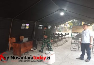 Satgas TMMD Ke-129 Kodim 0418/Palembang Matangkan Persiapan Nobar Film Kebangsaan Bersama Warga