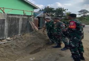 Danton Satgas TMMD ke-129 Meninjau Progres Pembangunan Sejumlah Sasaran di Palembang