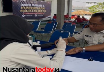 Jelang HUT RI ke-81, Lapas Gunung Sugih Gelar Donor Darah dan Cek Kesehatan Gratis