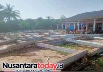 Pasar Rp 1 Miliar di Lampung Utara Dibongkar, Kades: Tanahnya Milik Orang Lain