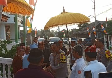 Silaturahmi di Lamban Balak, Kapolres Lampung Selatan Bangun Kemitraan dengan Tokoh Adat