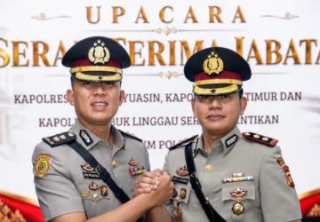 Kapolda Sumsel Pimpin Sertijab Kapolres Muba dan OKU Timur