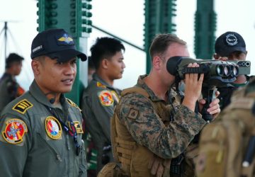 Prajurit TNI dan US Army Asah Kemampuan Tempur Malam Lewat Latihan Live Fire Super Garuda Shield 2026