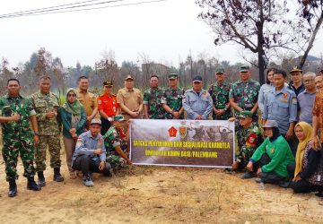 Tekan Risiko Bencana, Mabes TNI dan Satgas Gabungan Perketat Pengawasan Karhutla di Perbatasan Palembang–Banyuasin