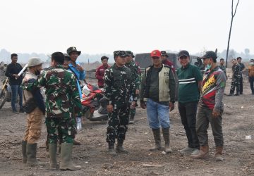 Danrem 044/Gapo Tinjau Cetak Sawah di Muba, Perkuat Komitmen Dukung Swasembada Pangan