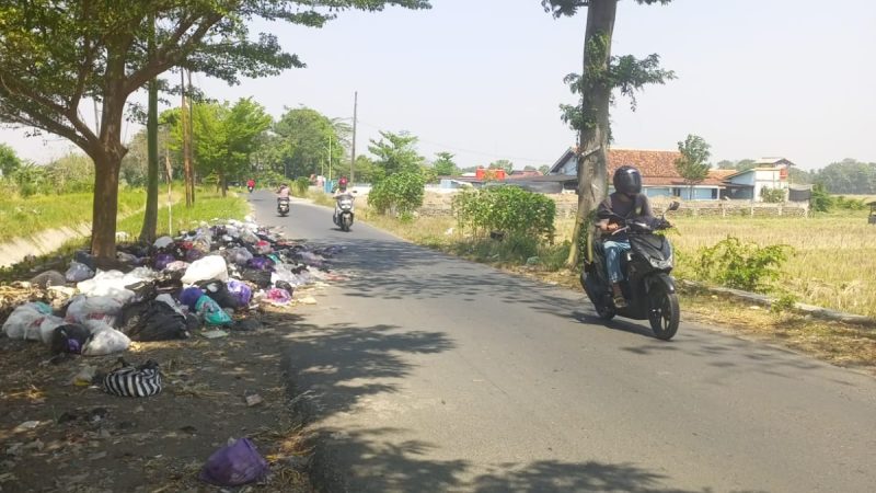 Sampah Berserakan di Pinggir Jalan Raya Pamutih, Kolaborasi Masyarakat dan Pemda Diperlukan