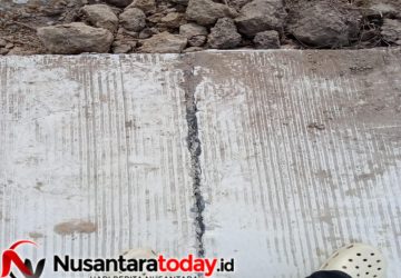 Rp397 Juta, Jalan Baru Selesai di Lampung Selatan Sudah Retak 10 Rp397 Juta, Jalan Baru Selesai di Lampung Selatan Sudah Retak