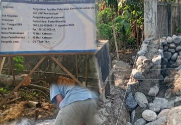 Proyek Pustu Puskesmas Desa Ampelgading-Pemalang Diduga Dikerjakan Asal Tak Sesuai Spesifikas, Kontraktor Pelaksana Belum Berikan Tanggapan