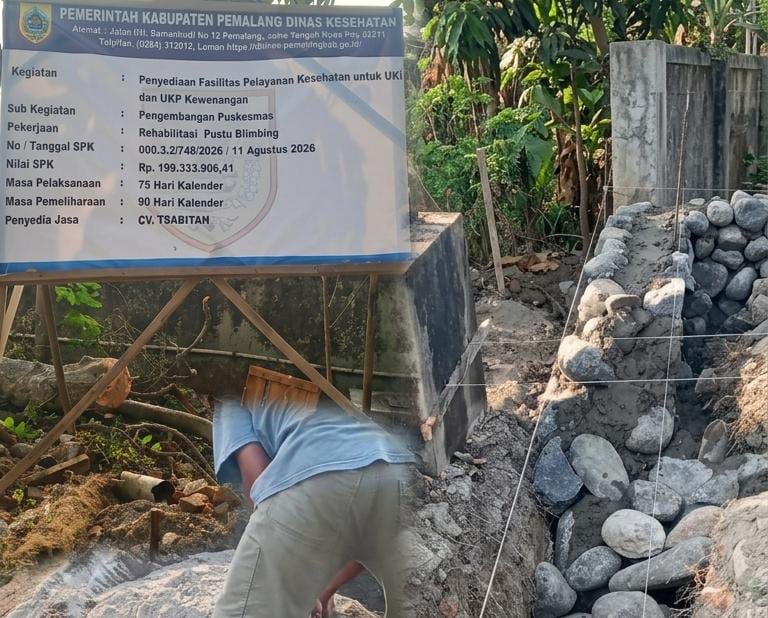 Proyek Pustu Puskesmas Desa Ampelgading-Pemalang Diduga Dikerjakan Asal Tak Sesuai Spesifikas, Kontraktor Pelaksana Belum Berikan Tanggapan 6 IMG 20260922 WA0014