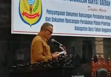 DPRD Kabupaten Buru Gelar Paripurna Penyerahan Rancangan Perubahan KUA-PPAS TA 2026