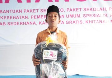 Bhayangkari Peduli di Pulau Borang, Warga Apresiasi Perhatian Keluarga Besar Polri