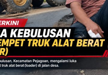 Warga Kebulusan Terserempet Truk Pengangkut Loader, Korban Keluhkan Minimnya Itikad Baik Pemilik Proyek
