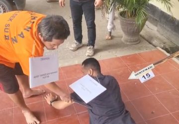 Polsek SU II Reka Ulang 16 Adegan Kasus Penganiayaan Tewasnya Warga di Palembang