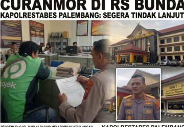 Sepeda Motor Pengemudi Ojol Hilang Dicuri di RS Bunda, Kapolrestabes Palembang: Segera Tindak Lanjuti 8 Sepeda Motor Pengemudi Ojol Hilang Dicuri di RS Bunda, Kapolrestabes Palembang: Segera Tindak Lanjuti