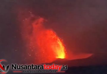 Gunung Anak Krakatau Erupsi, Status Level III Siaga: Lava Fountain hingga Dentuman Terdengar di Pasauran