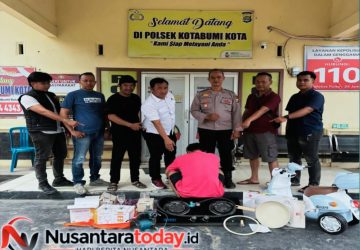 Polsek Kotabumi Kota Gerak Cepat, Terduga Pembobol Rumah Ditangkap