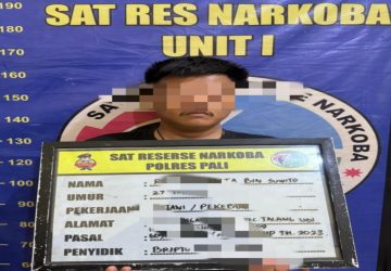 Polisi Amankan Pengedar Sabu di Talang Ubi, Barang Bukti Disita