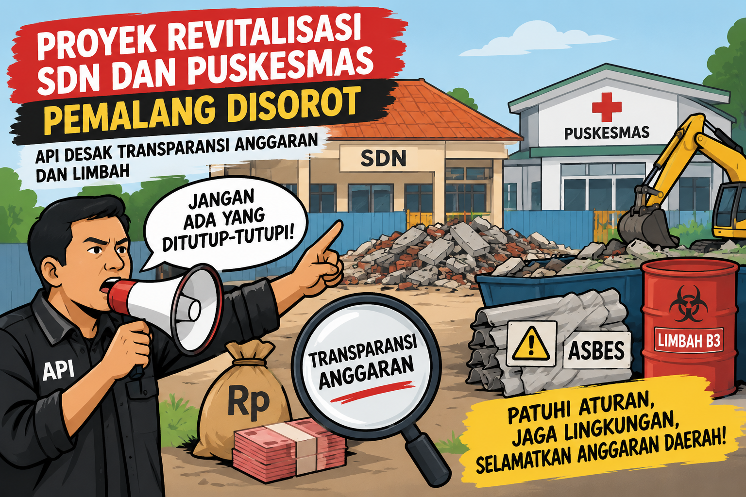 Proyek Revitalisasi SDN dan Puskesmas Pemalang Disorot: API Desak Transparansi Anggaran dan Limbah 6 file 0000000018dc81fabb1fa7645ec47cda