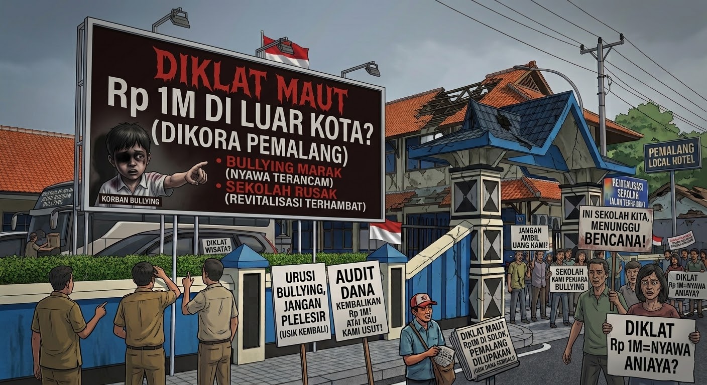 Dindikpora Pemalang Tuai Sorotan, Anggaran Diklat BCKS Rp1 Miliar Dipersoalkan di Tengah Urgensi Pengawasan Sekolah 6 1791016997245