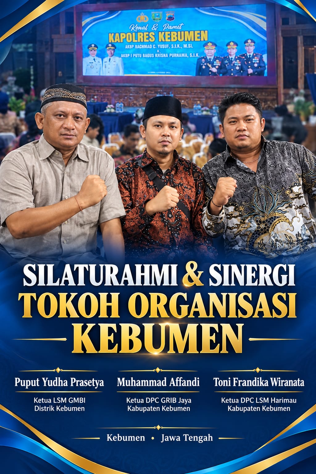 Malam Pisah Sambut Kapolres Kebumen: Ormas dan LSM Perkuat Komitmen Sinergi Jaga Kamtibmas 6 IMG 20261009 WA0279