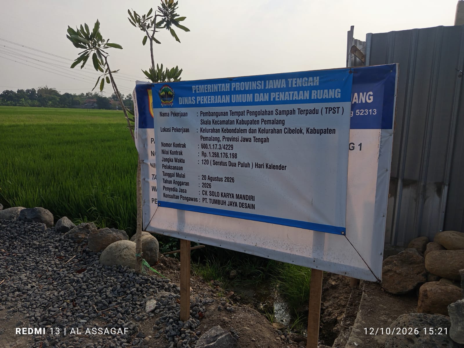 DPUPR Pemalang Dorong Pengelolaan Sampah Terpadu, Proyek TPST di Kebondalem dan Cibelok Bernilai Rp1,268 Miliar 6 IMG 20261012 WA0039