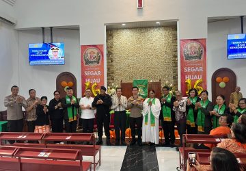 Minggu Kasih, Wakapolda Sumsel Sambangi Jemaat GPIB Immanuel Palembang