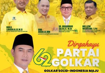 Aris Ismail Tegaskan Politik sebagai Pengabdian di HUT ke-62 Partai Golkar