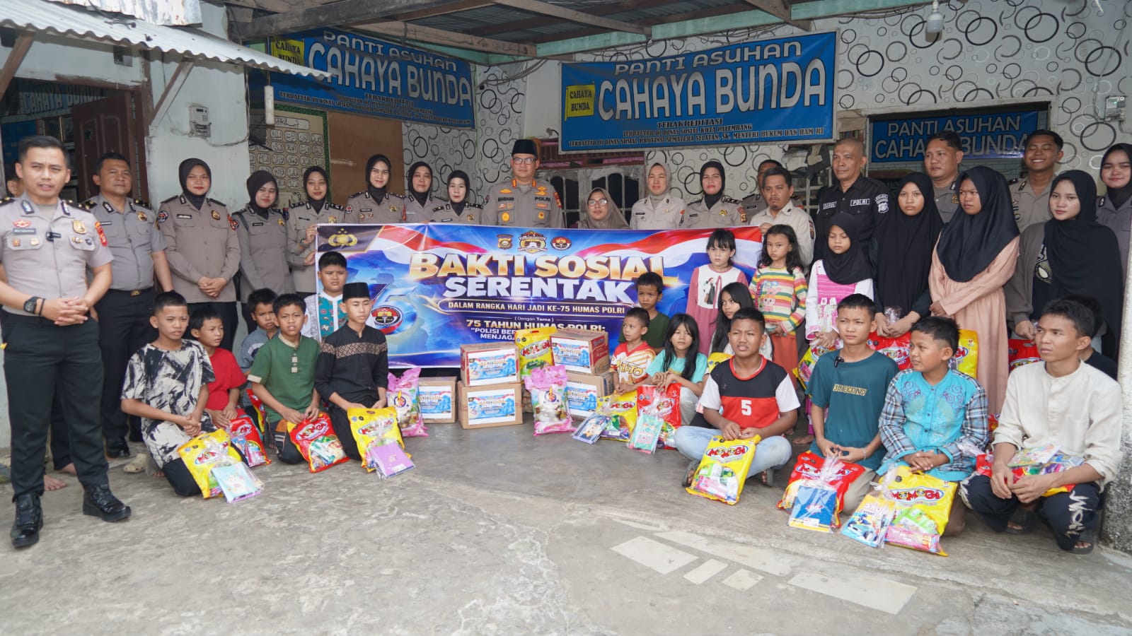 Peringati HUT ke-75 Humas Polri, Bidhumas Polda Sumsel Perkuat Kepedulian Sosial 6 IMG 20261019 WA0302
