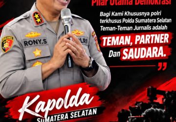Polisi Bersama Masyarakat, Kapolda Sumsel Tegaskan Komitmen Keterbukaan dan Kemitraan dengan Pers
