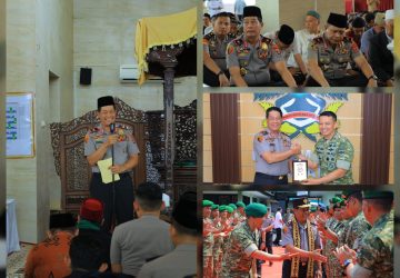 Kapolda Lampung Sambangi Kota Metro, Gelar Jumat Keliling dan Perkuat Sinergitas TNI-Polri di Makorem 043/Garuda Hitam
