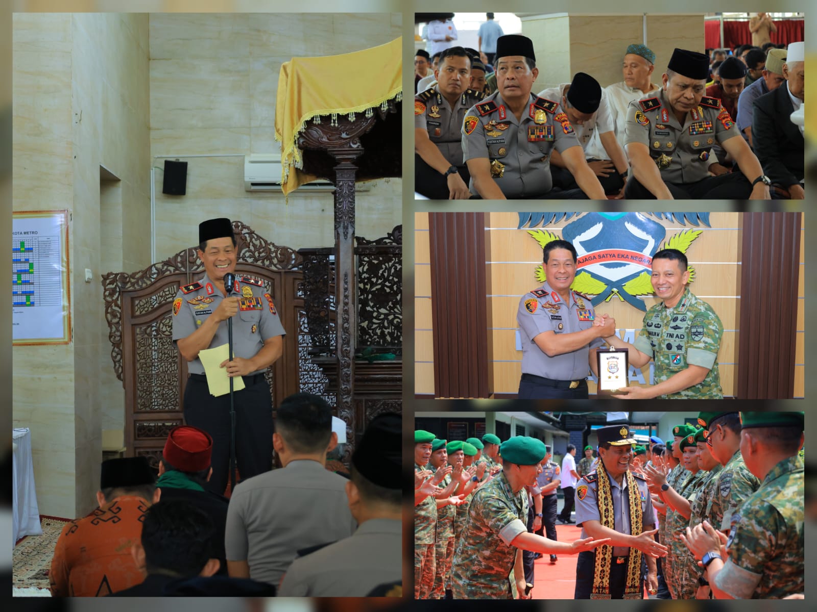 Kapolda Lampung Sambangi Kota Metro, Gelar Jumat Keliling dan Perkuat Sinergitas TNI-Polri di Makorem 043/Garuda Hitam 6 IMG 20261025 WA0004