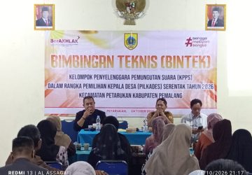 Kawal Pilkades Aman dan Kondusif, Camat Petarukan Inisiasi Bimtek Intensif bagi KPPS