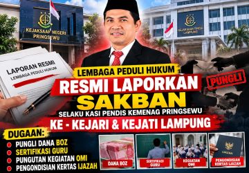 Dugaan Pungli di Madrasah Pringsewu Dilaporkan, Tunjangan Guru hingga Dana BOS Disorot